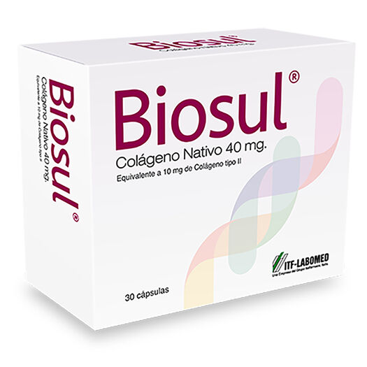 Biosul Colageno Nativo 40 mg x 30 Cápsulas, , large image number 0