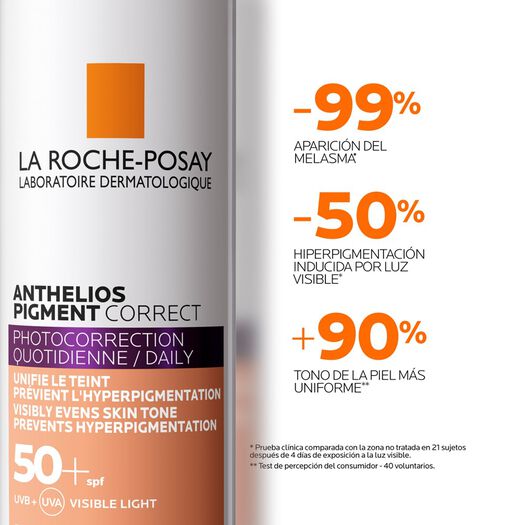 Protector Solar Rostro Anthelios Pigment Correct Medium FPS50+ 50 ml, , large image number 1