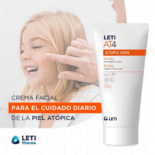 Leti At 4 Crema Facial x 50 mL Crema Tópica, , large image number 1