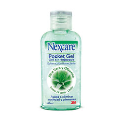 Alcohol Gel Aloe Vera, 60ml. Nexcare