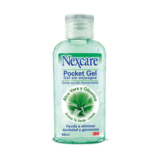 Alcohol Gel Aloe Vera, 60ml. Nexcare, , large image number 0