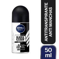 Desosdorante Nivea Men Roll On Invisble Black & White Original 50 mL