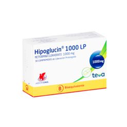 Hipoglucin LP 1000 mg x 30 Comprimidos de Liberación Prolongada