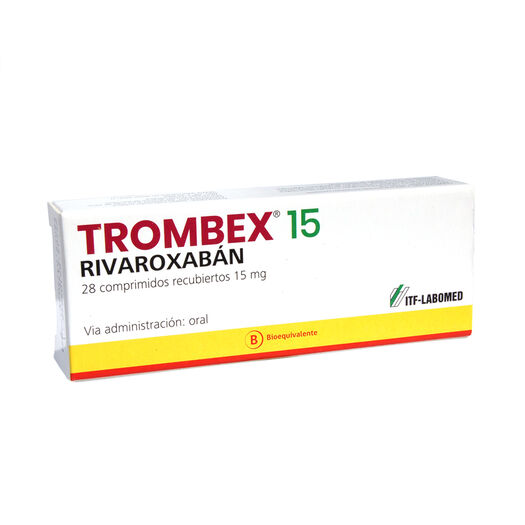 Trombex 15 mg x 28 Comprimidos Recubiertos, , large image number 0
