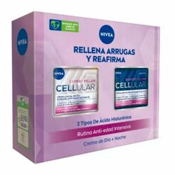 Pack Rutina Nivea Cellular Expert Filler Crema de día 50ml + Serum Rellenador 30ml