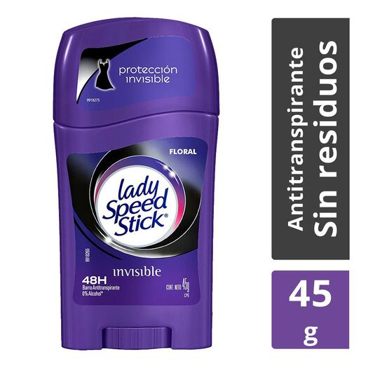 Lady Speed Stick Desodorante Barra Invisible Floral x 45 g, , large image number 0