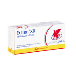 Ectien XR 75 mg x 30 Cápsulas MicroGránulos Recubiertos De Liberación Prolongada