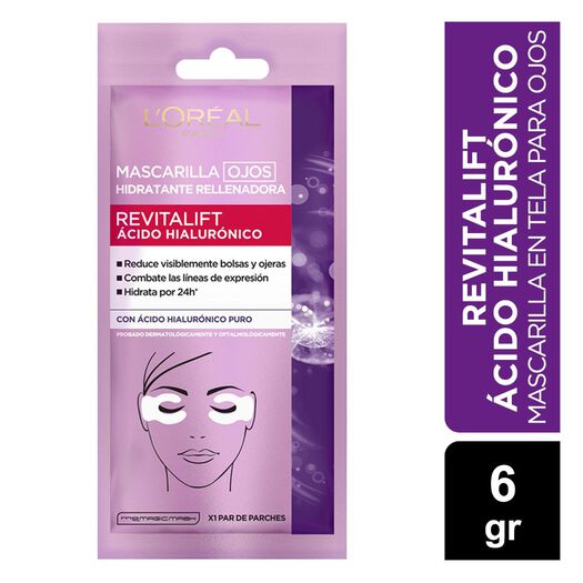 Revitalift Loreal Hial Eye Mask Hz 6gr, , large image number 0