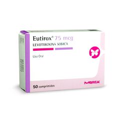 Eutirox 75 mcg x 50 Comprimidos