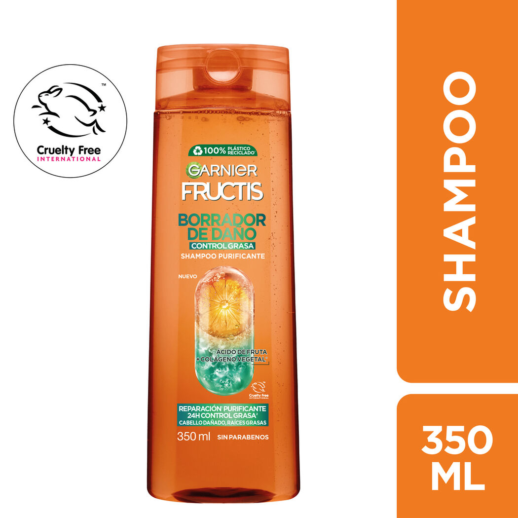 Shampoo Fructis Borrador de Da&ntilde;o 350 mL, , large image number 0