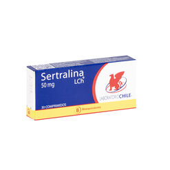 Sertralina 50 mg x 30 Comprimidos CHILE