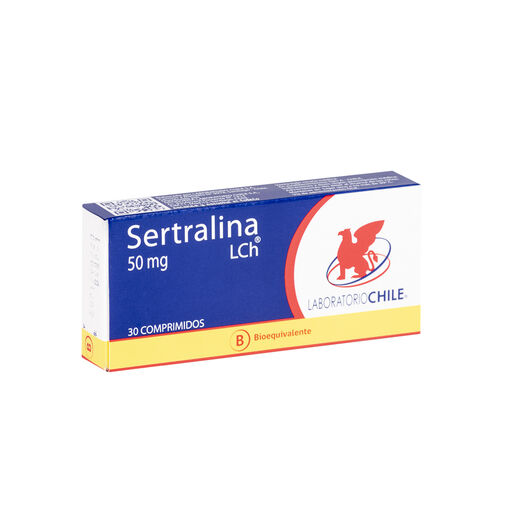 Sertralina 50 mg x 30 Comprimidos CHILE, , large image number 0