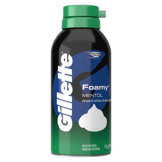 Espuma De Afeitar Gillette Foamy Mentol Refrescante, 179 Ml, , large image number 4
