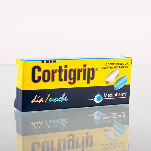 Cortigrip Día/Noche x 15 Comprimidos, , large image number 0