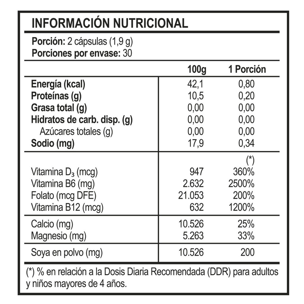 Vitaday Soya Complex 60 Cápsulas, , large image number 1