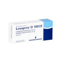Losapres-D 100 mg/25 mg x 30 Comprimidos Recubiertos