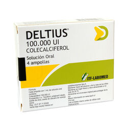 Deltius 100.000 UI x 4 Ampollas Solución Oral