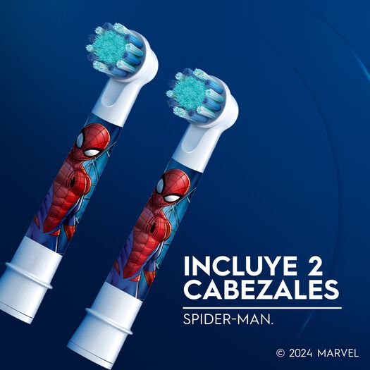 Cabezales De Repuesto Oral-B Para Cepillo De Dientes Eléctrico Marvel Spider-Man 2 Unidades, , large image number 3
