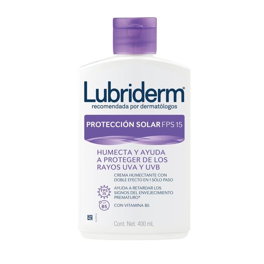 lubriderm® uv-15 protección solar x 400 ml, , large image number 1