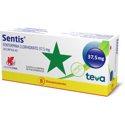 Sentis 37,5MG. Caja 30Cap