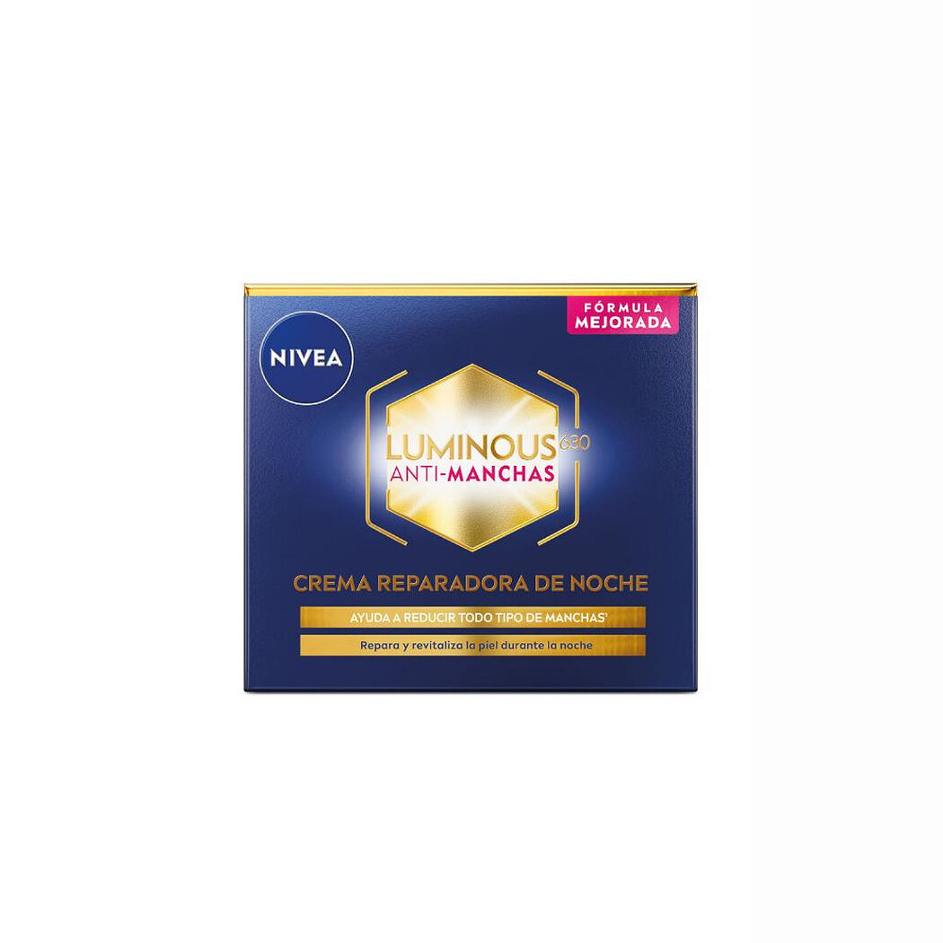 Crema Facial Nivea Luminous 630 Noche Anti Manchas 50 ml, , large image number 1
