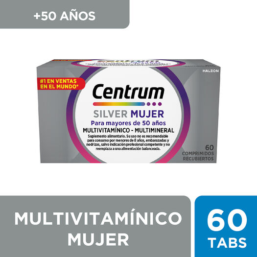Centrum Mujer Silver 60comp, , large image number 0