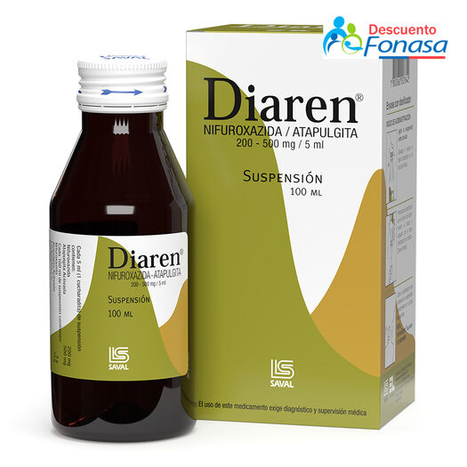 Diaren x 100 mL Suspensión Oral, , large image number 0