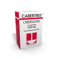 Cabertrix 0.5 mg x 4 Comprimidos