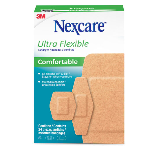 Parche Ultra Flexibles, 24 un. Tamaños surtidos Nexcare, , large image number 0