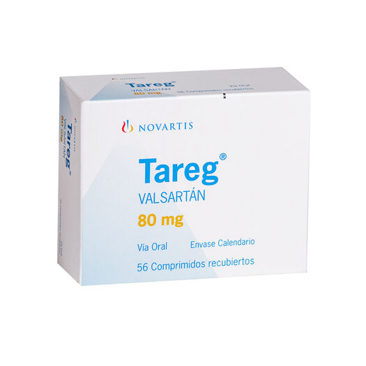 Tareg 80 mg x 56 Comprimidos Recubiertos, , large image number 0