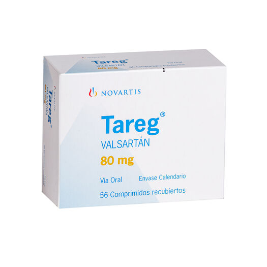Tareg 80 mg x 56 Comprimidos Recubiertos, , large image number 0