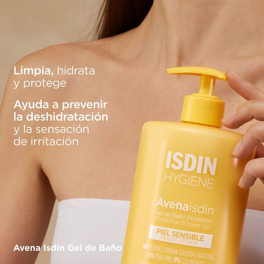 Isdin Gel De Baño Protector Avena Piel Sensible x 750 mL, , large image number 1