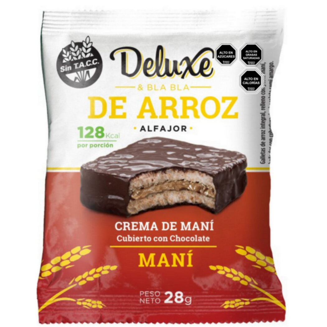 Alfajor Deluxe Crema de Maní 28 g, , large image number 0