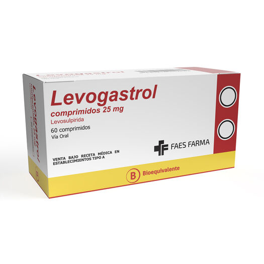 Levogastrol 25 mg x 60 Comprimidos, , large image number 0