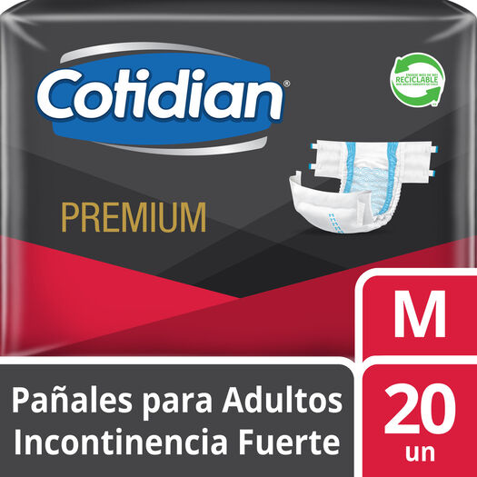 Pañal Premium Cotidian Adulto M 20 Un, , large image number 0