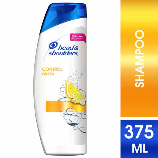 Head & Shoulders Shampoo Control Grasa x 375 mL, , large image number 0