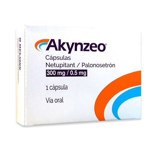 Akynzeo 300 mg/0.5 mg Caja 1 Cáps., , large image number 0
