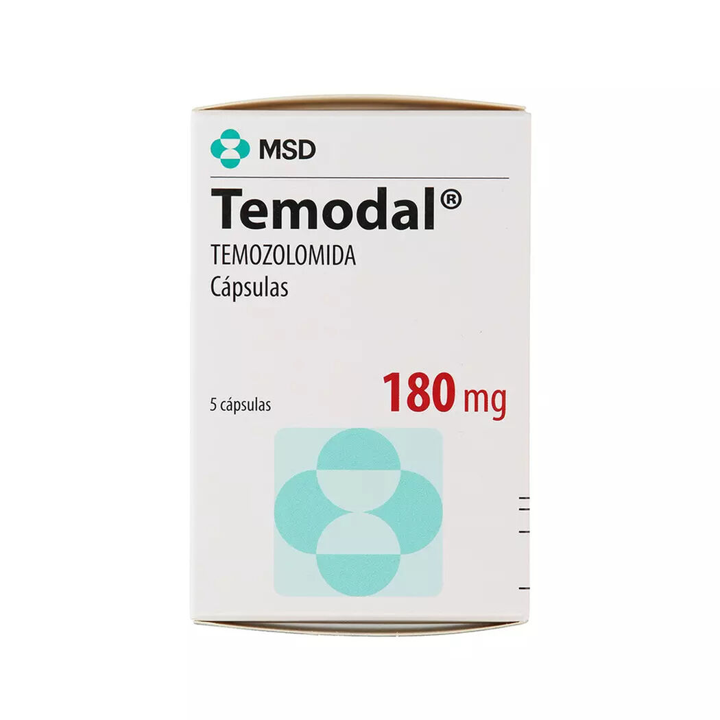 Temodal 140 mg x 5 c&aacute;psulas, , large image number 0
