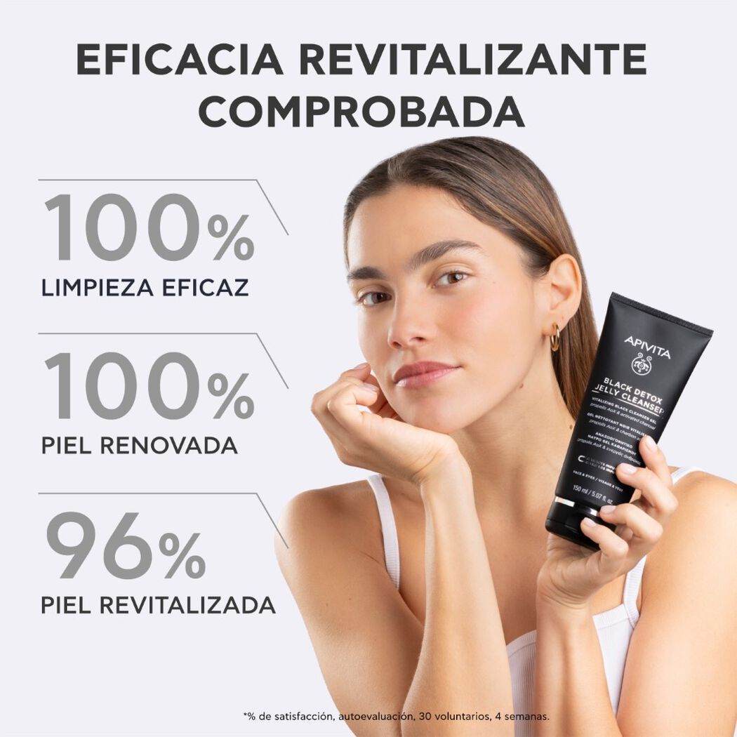 Gel Apivita Limpiador Negro Detox 150 mL, , large image number 2