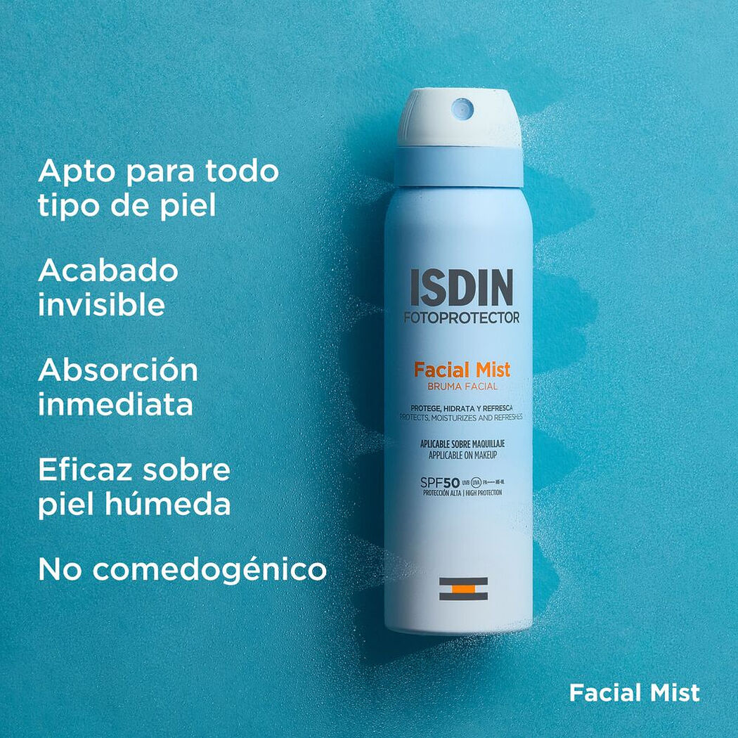 Isdin Facial Mist SPF 50 - Bruma Facial Invisible 50 ml, , large image number 2