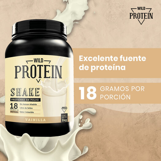 Wild Protein Shake Vainilla 1 Kg, , large image number 2