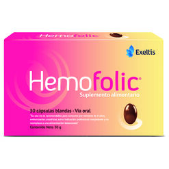 Hemofolic x 30 Cápsulas Blandas