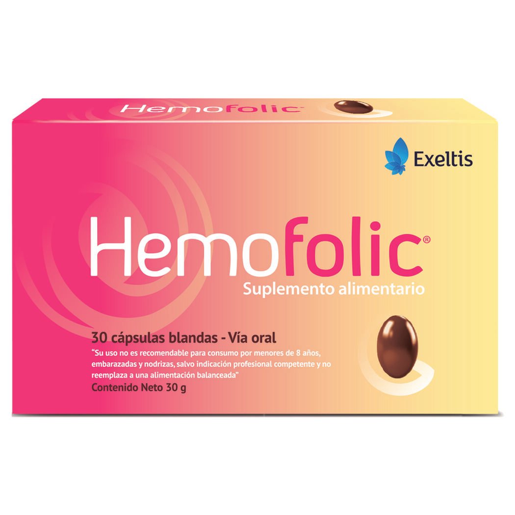 Hemofolic x 30 Cápsulas Blandas, , large image number 0