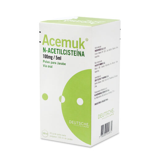 Acemuk 100 mg/5ml Polvo para Jarabe Fco. 100 ml, , large image number 0