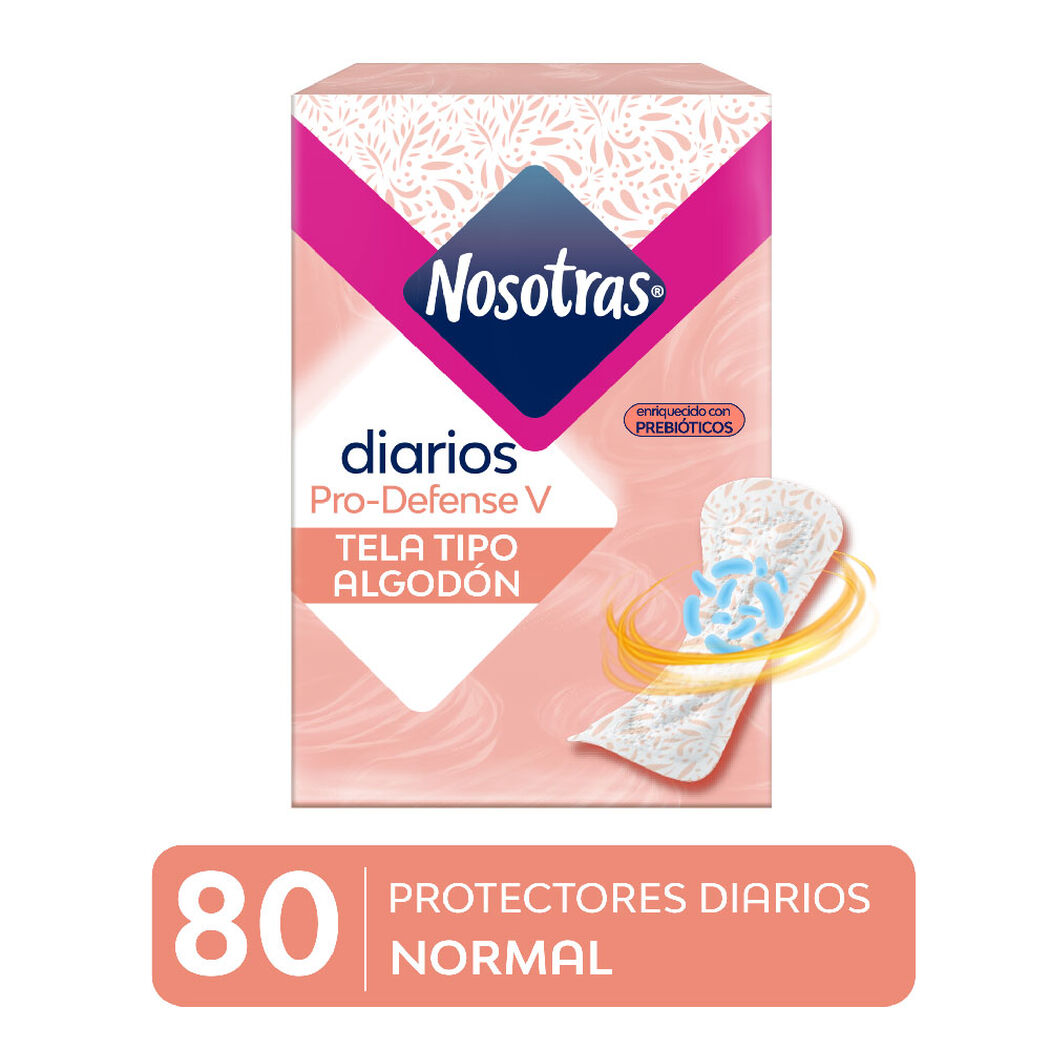 Protectores Diarios Nosotras Prodefense 80Un, , large image number 0