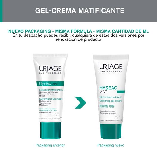 Crema Matificante Hyséac MAT' 40ml Uriage, , large image number 1