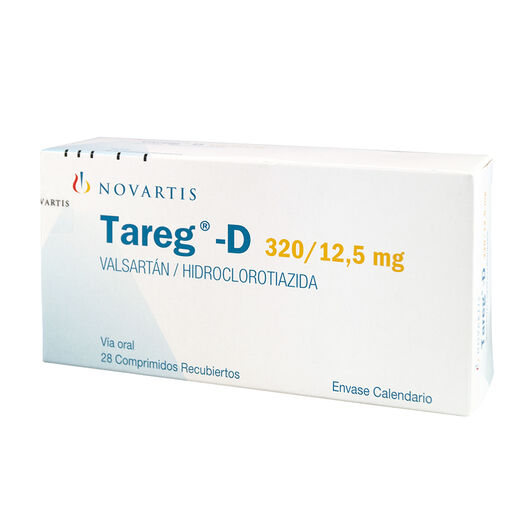 Tareg D 320 mg/12.5 mg x 28 Comprimidos Recubiertos, , large image number 0