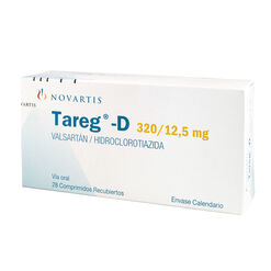 Tareg D 320 mg/12.5 mg x 28 Comprimidos Recubiertos