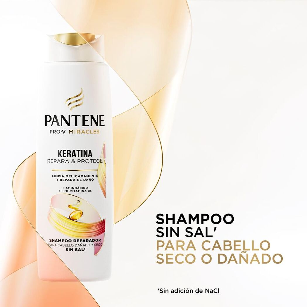 Shampoo Pantene Keratina 300 mL, , large image number 1