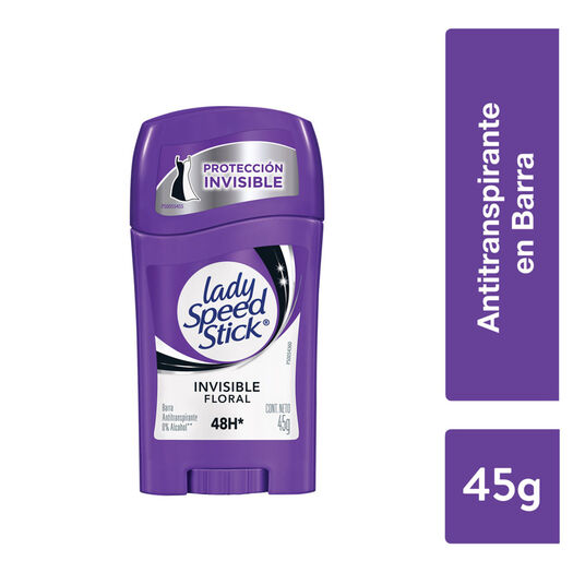 Desodorante en Barra Lady Speed Stick Invisible Floral 45g, , large image number 0